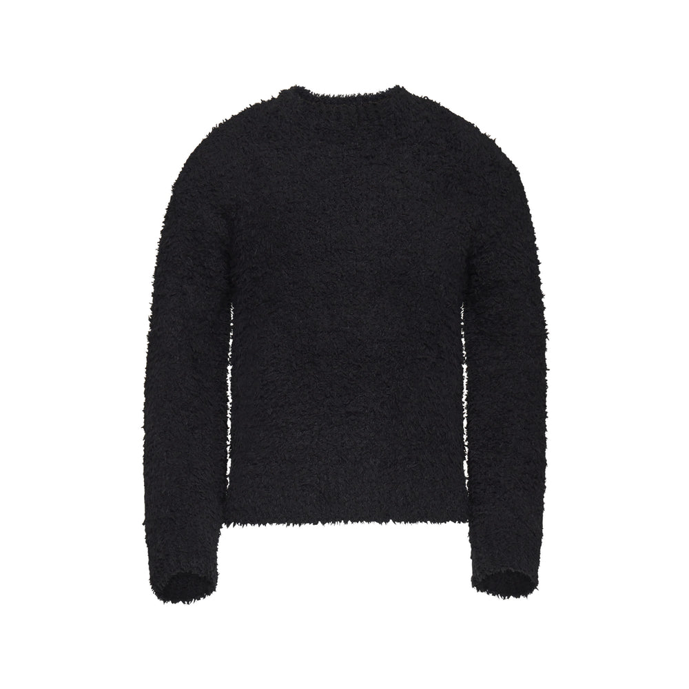 Skims COZY KNIT PULLOVER Kinderen Zwart | HWU-245379
