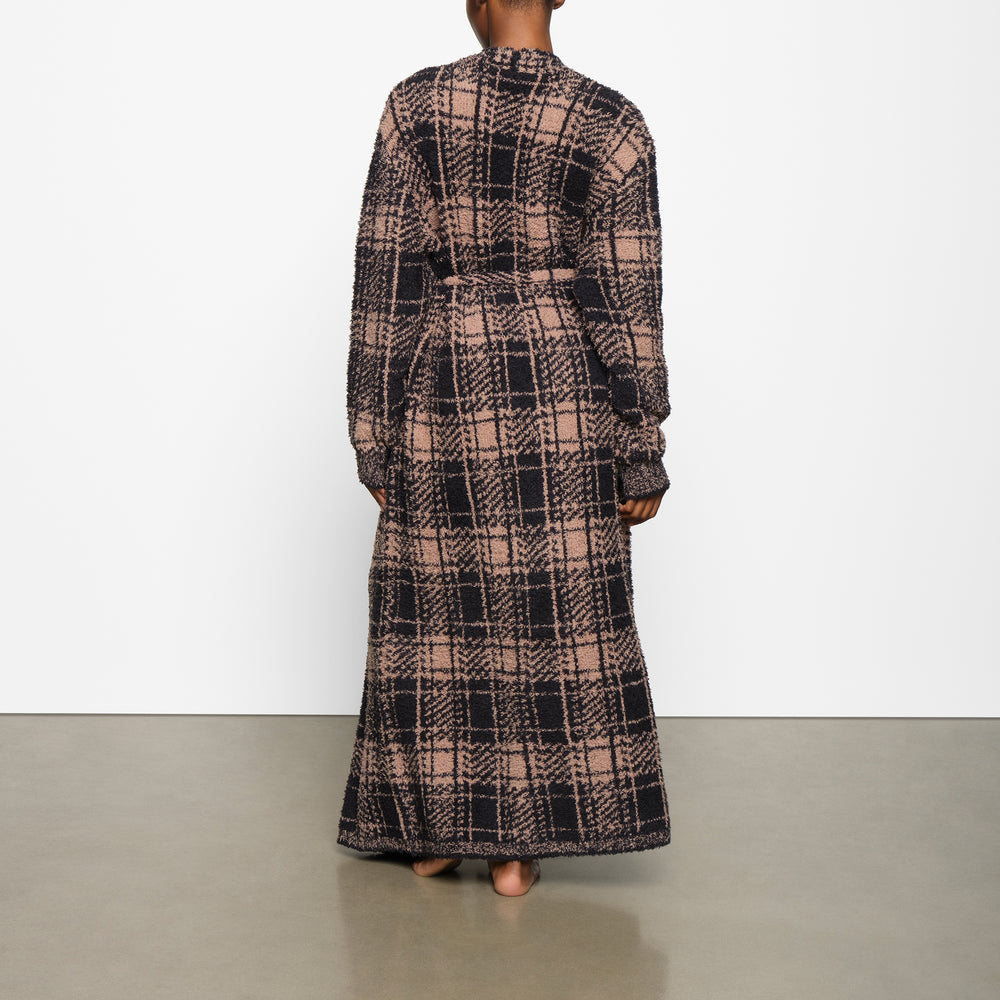 Skims COZY KNIT UNISEX Badjas PLAID | NUH-183024