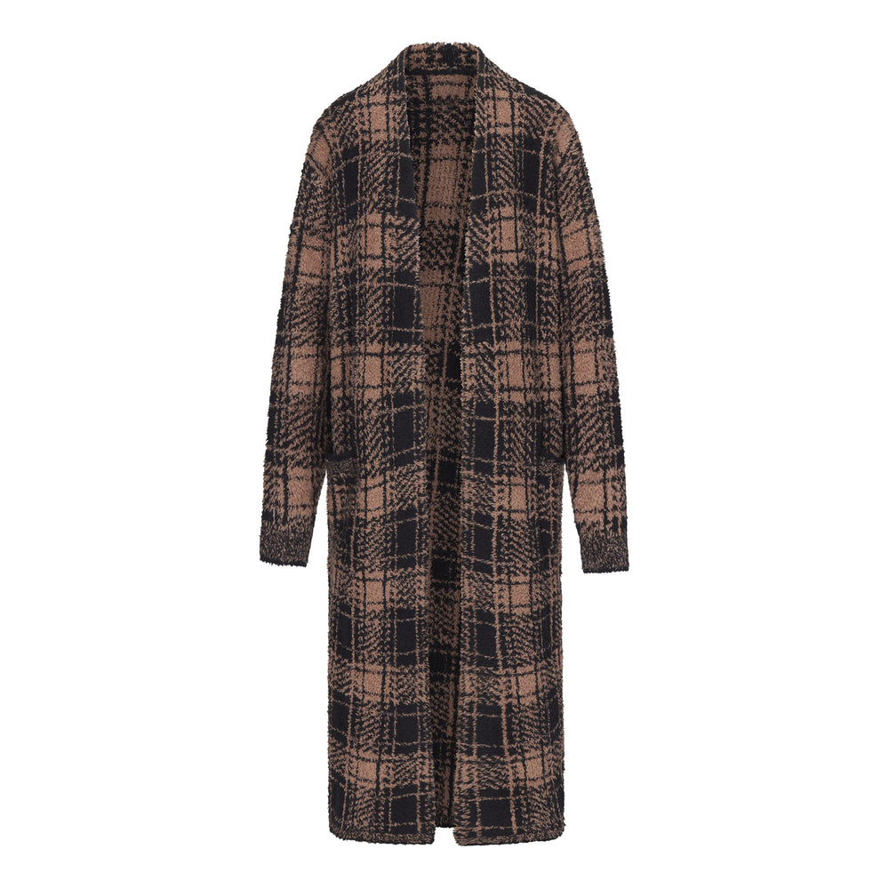 Skims COZY KNIT UNISEX Badjas PLAID | NUH-183024