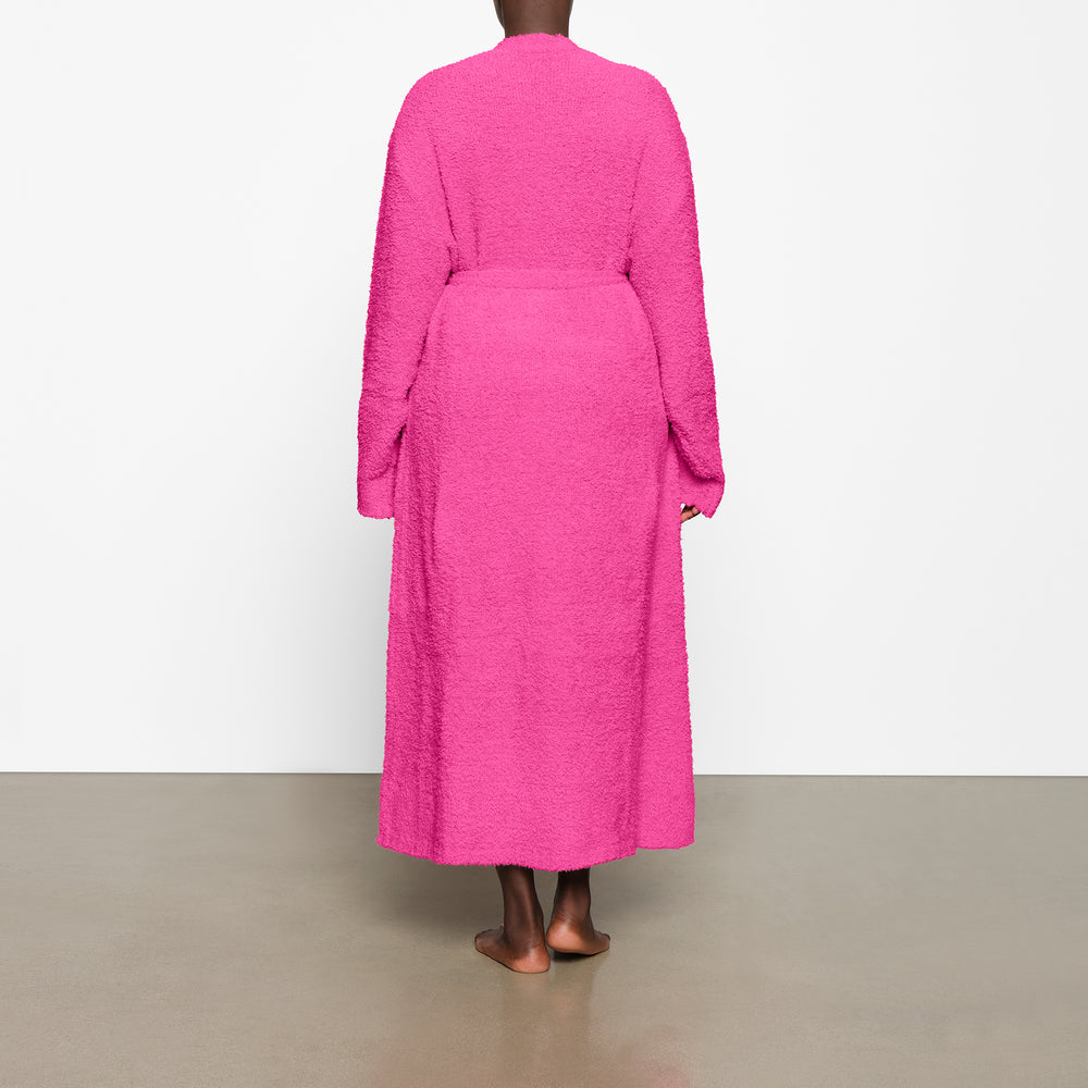 Skims COZY KNIT UNISEX Badjas Roze | FQC-356081