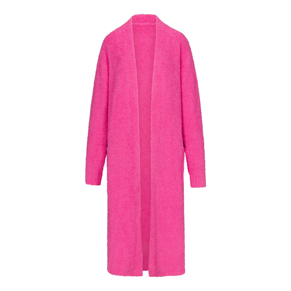 Skims COZY KNIT UNISEX Badjas Roze | FQC-356081