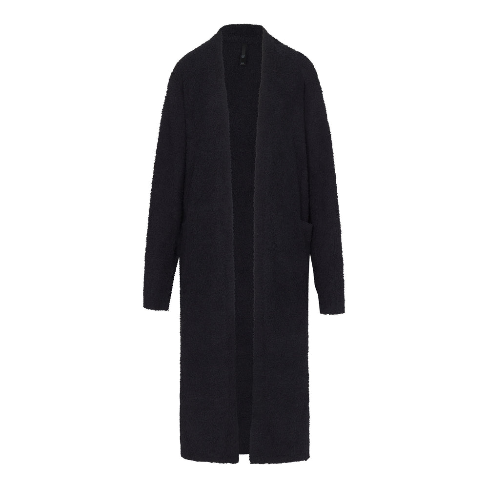 Skims COZY KNIT UNISEX Badjas Zwart | WSD-917584