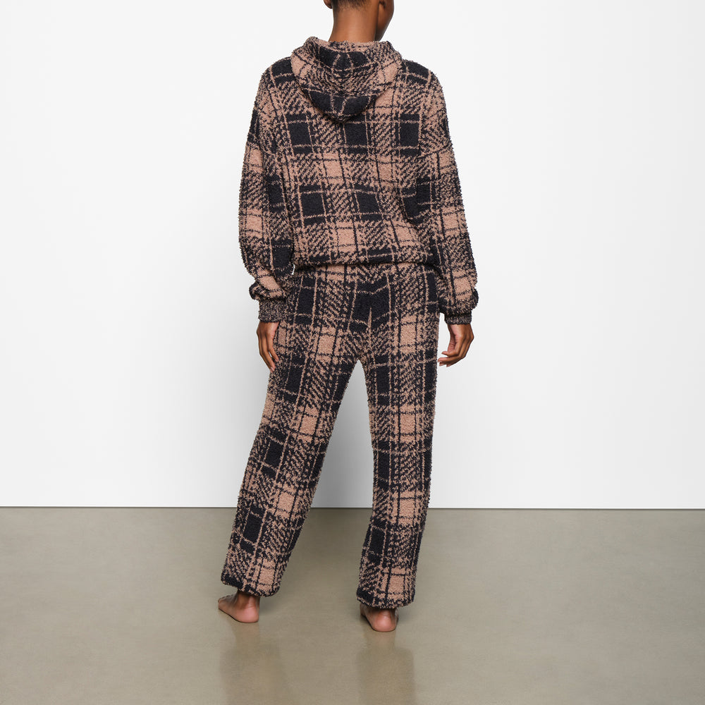 Skims COZY KNIT UNISEX Hoodie PLAID | HYE-741098