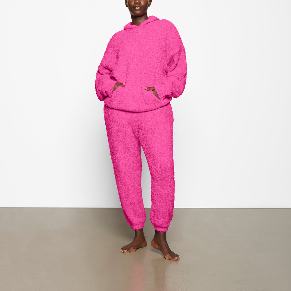 Skims COZY KNIT UNISEX Hoodie Roze | OFA-218594
