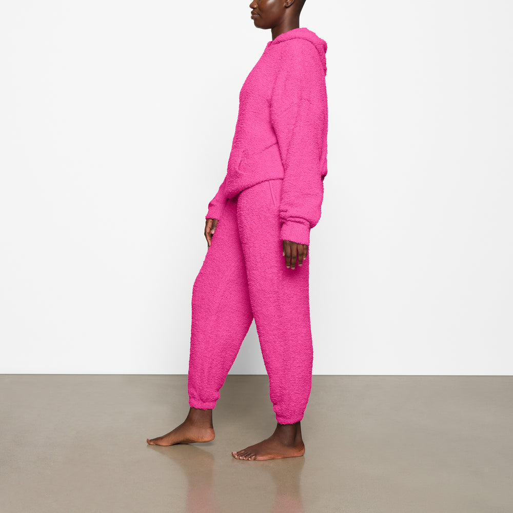 Skims COZY KNIT UNISEX Hoodie Roze | OFA-218594
