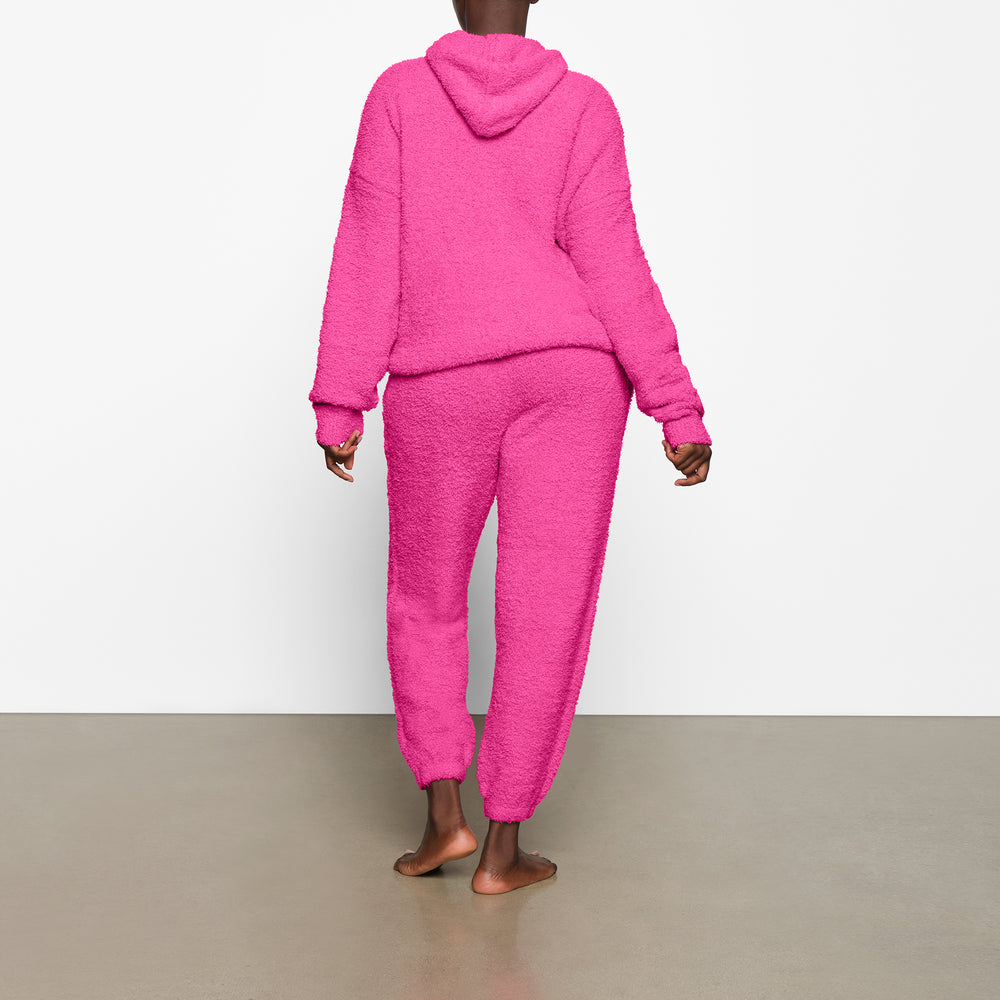 Skims COZY KNIT UNISEX Hoodie Roze | OFA-218594