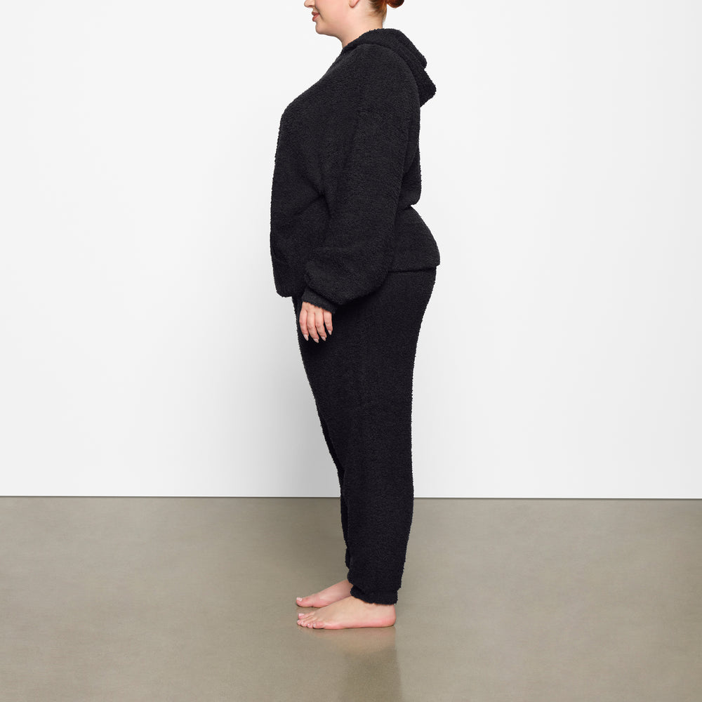 Skims COZY KNIT UNISEX Hoodie Zwart | WOM-013268