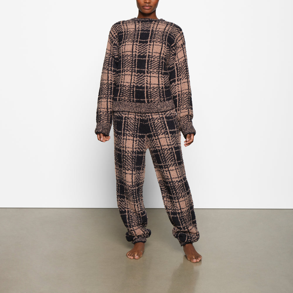 Skims COZY KNIT UNISEX Joggers PLAID | YIA-670124