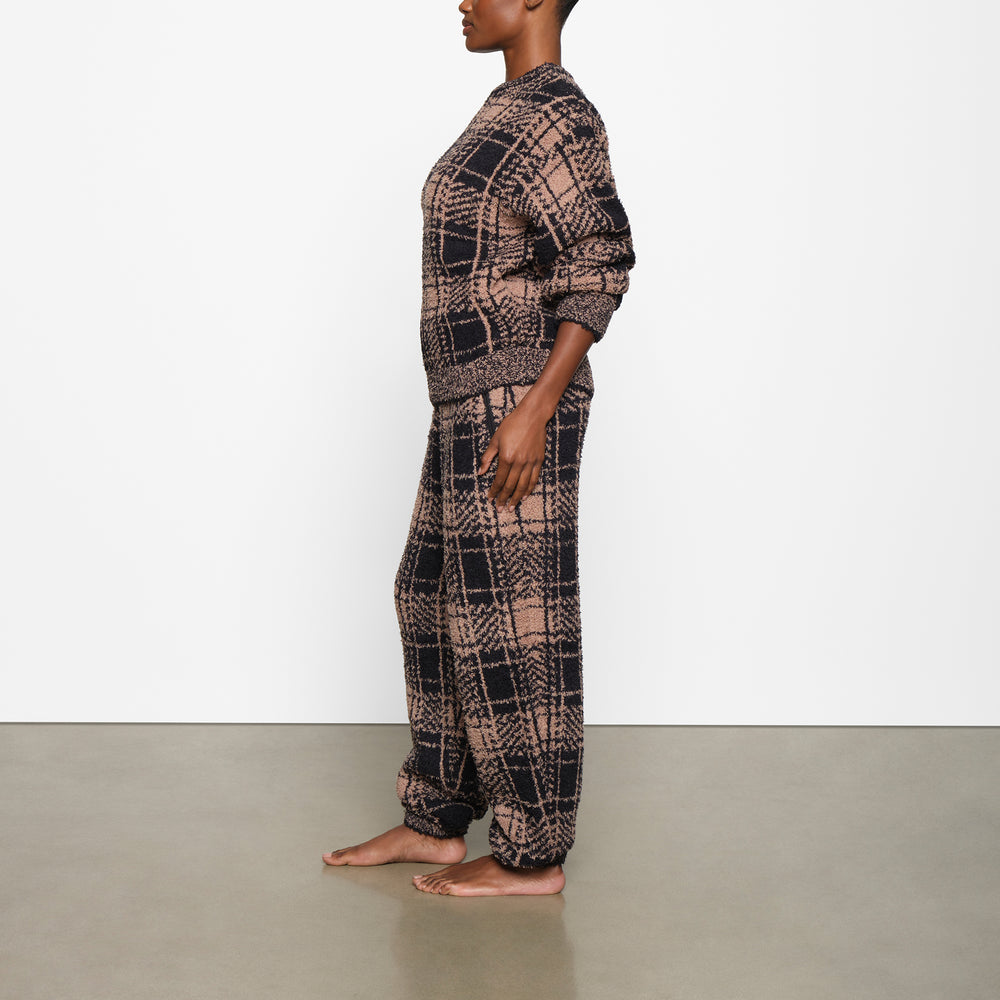 Skims COZY KNIT UNISEX Joggers PLAID | YIA-670124
