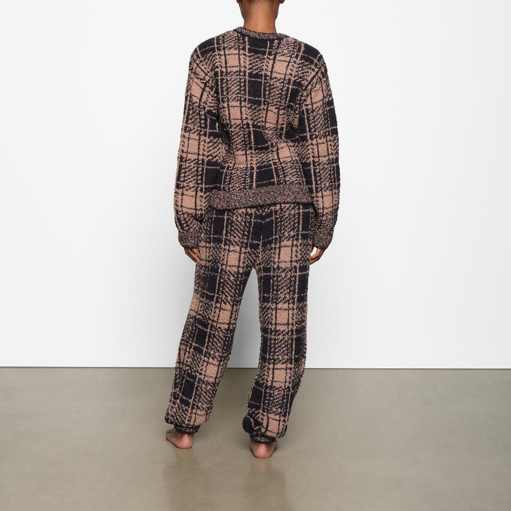 Skims COZY KNIT UNISEX Joggers PLAID | YIA-670124