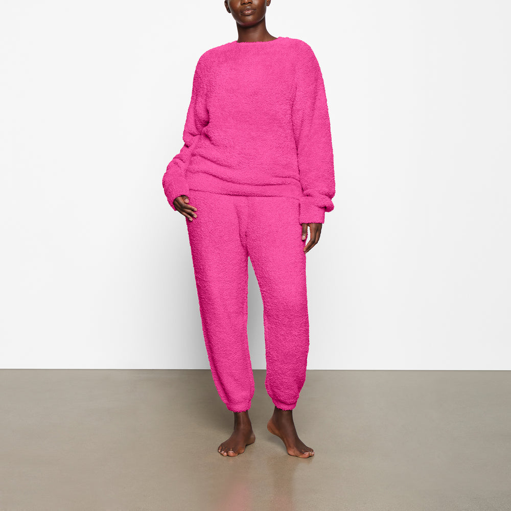 Skims COZY KNIT UNISEX Joggers Roze | NRE-146725