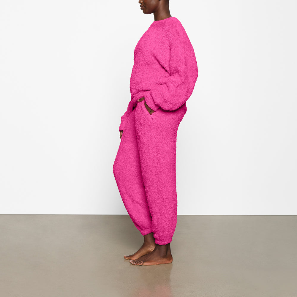Skims COZY KNIT UNISEX Joggers Roze | NRE-146725
