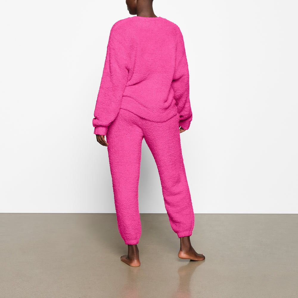 Skims COZY KNIT UNISEX Joggers Roze | NRE-146725