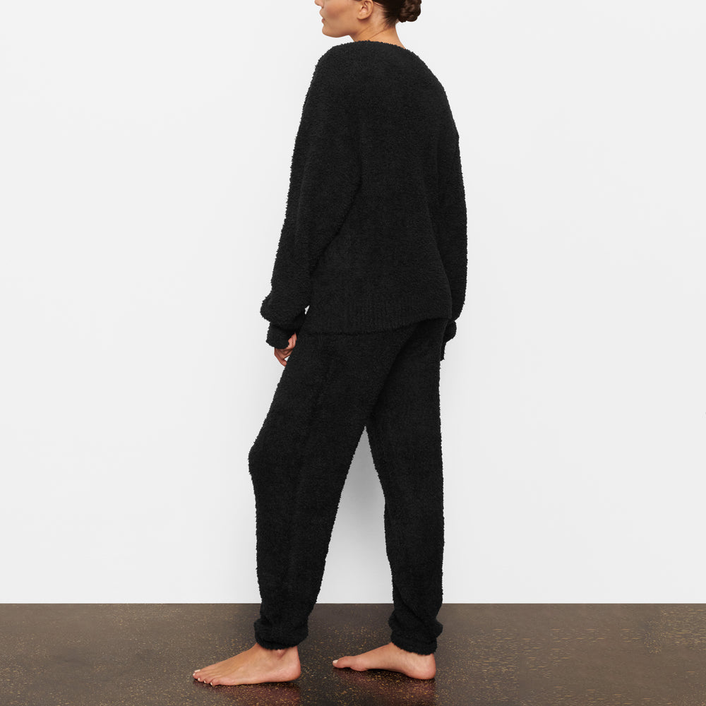 Skims COZY KNIT UNISEX Joggers Zwart | PRO-126403