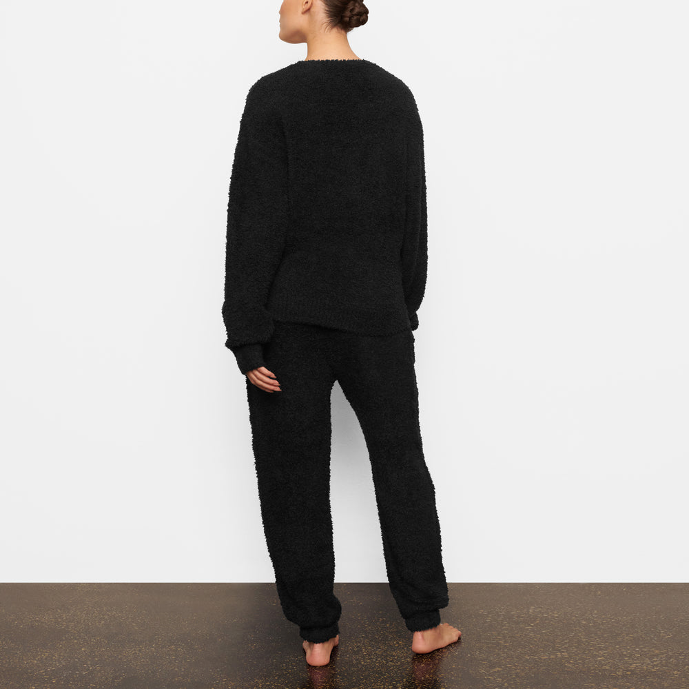 Skims COZY KNIT UNISEX Joggers Zwart | PRO-126403