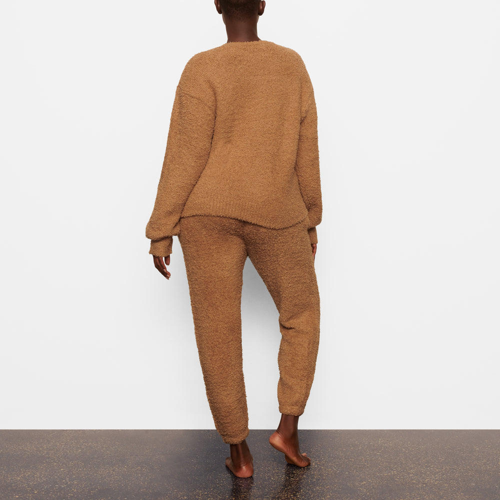 Skims COZY KNIT UNISEX Pullover Bruin | TQP-074186
