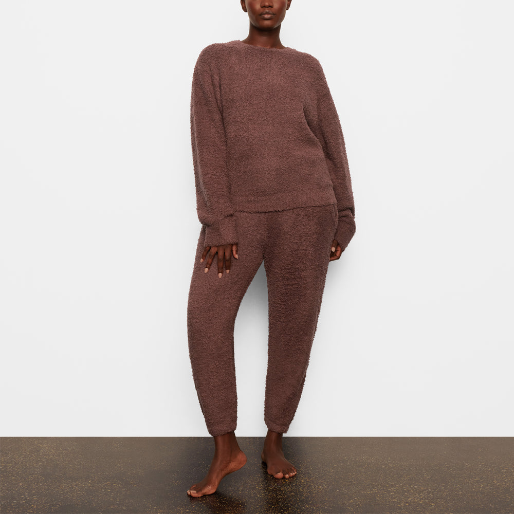 Skims COZY KNIT UNISEX Pullover Donkerrood | HAR-092816