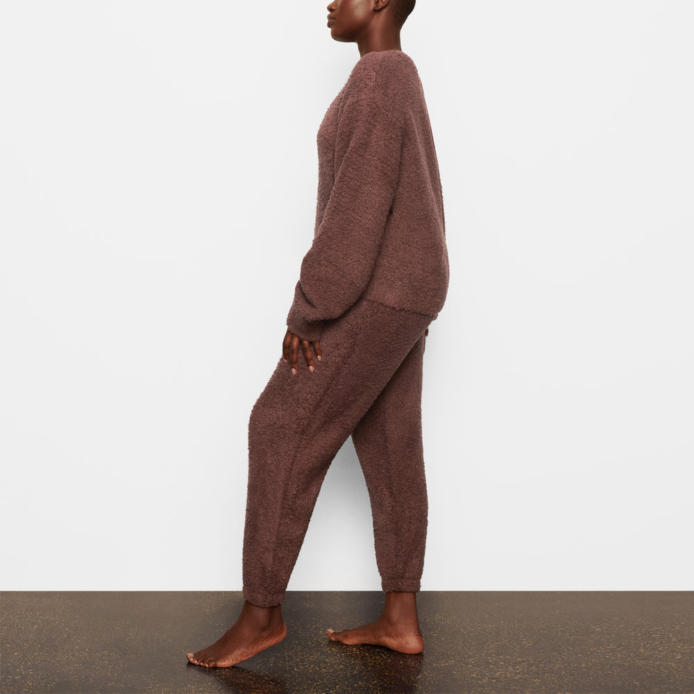 Skims COZY KNIT UNISEX Pullover Donkerrood | HAR-092816