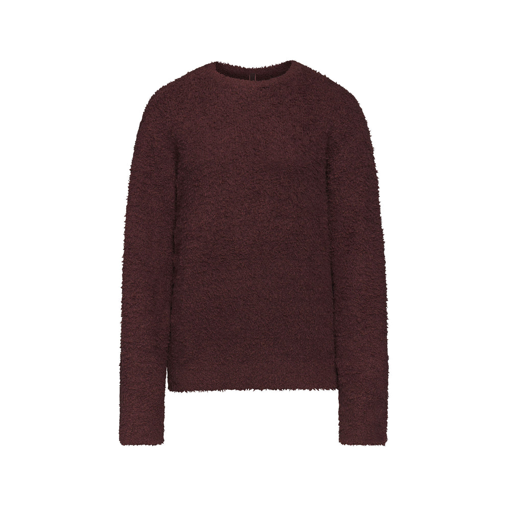 Skims COZY KNIT UNISEX Pullover Donkerrood | HAR-092816