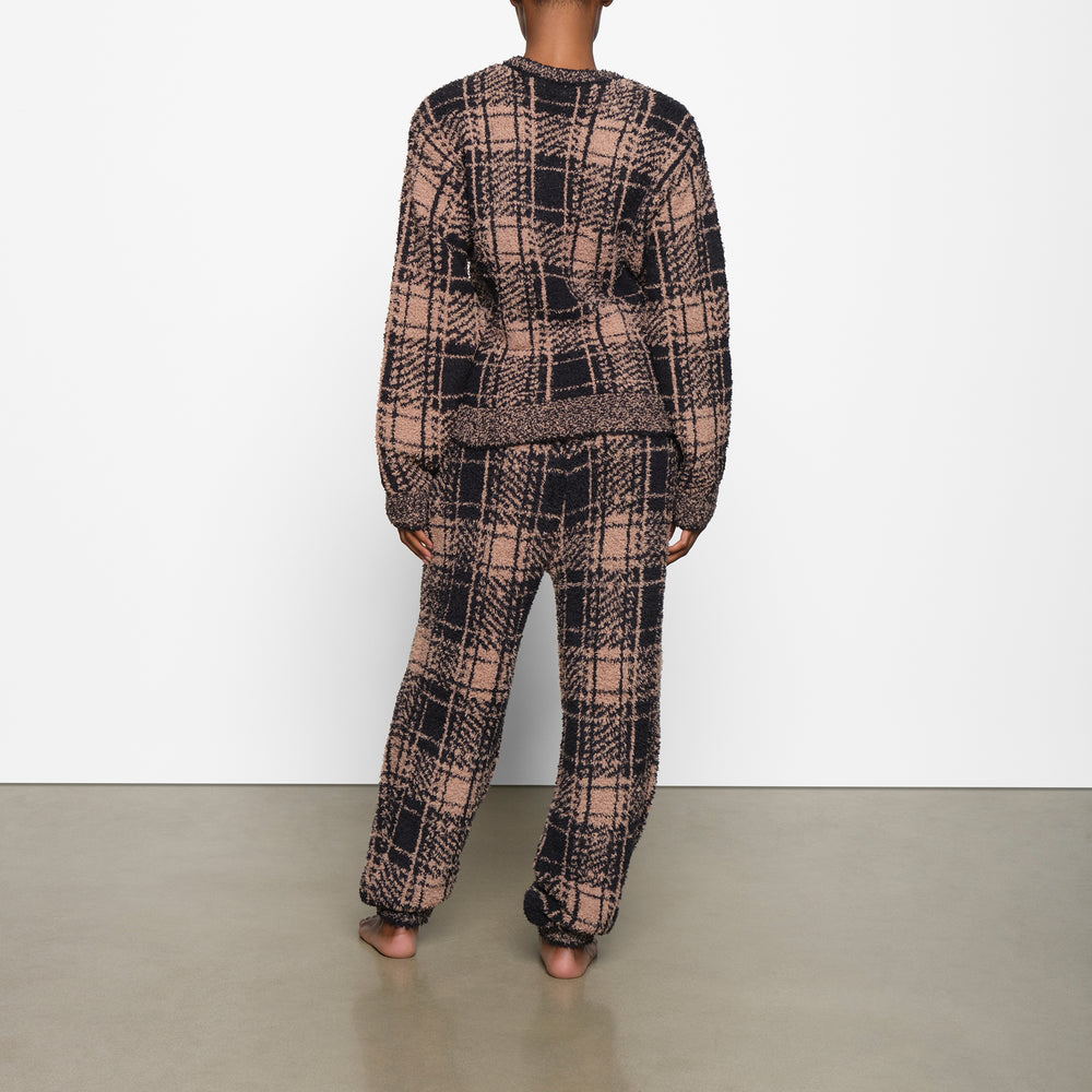 Skims COZY KNIT UNISEX Pullover PLAID | GAL-287951