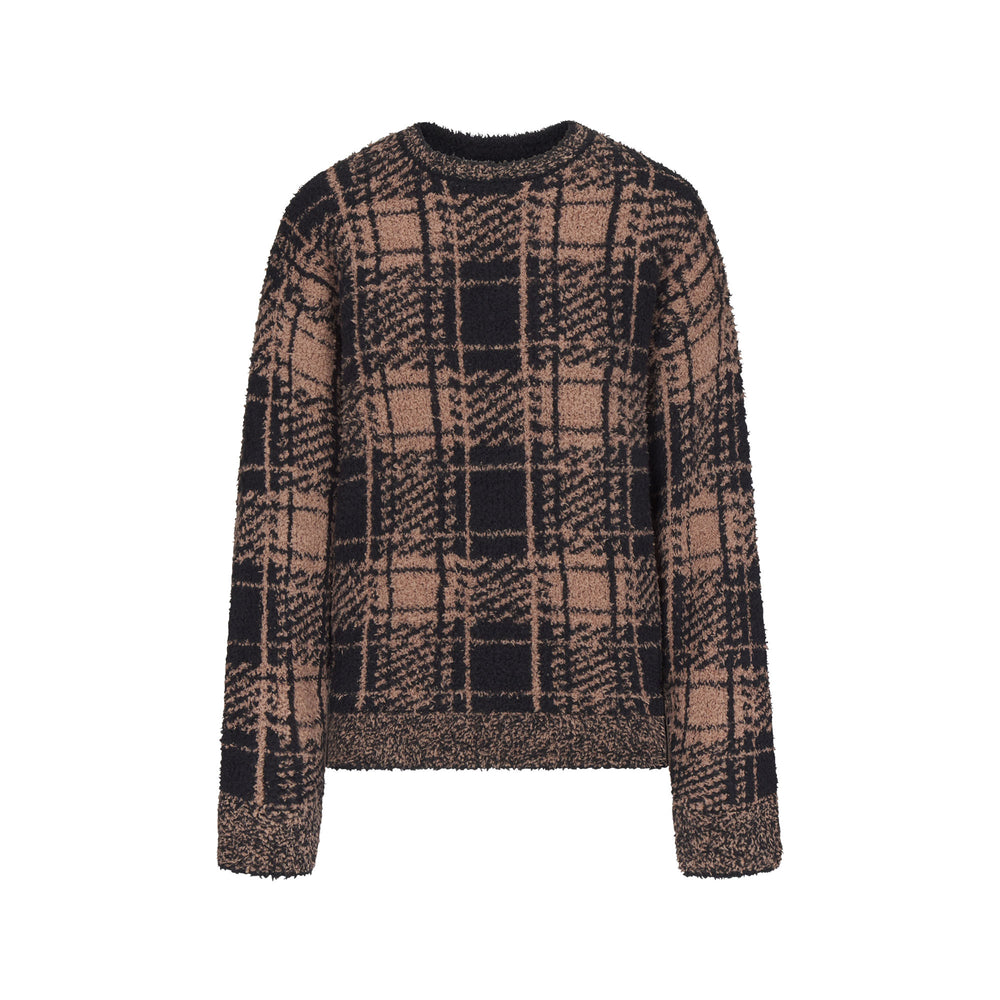 Skims COZY KNIT UNISEX Pullover PLAID | GAL-287951