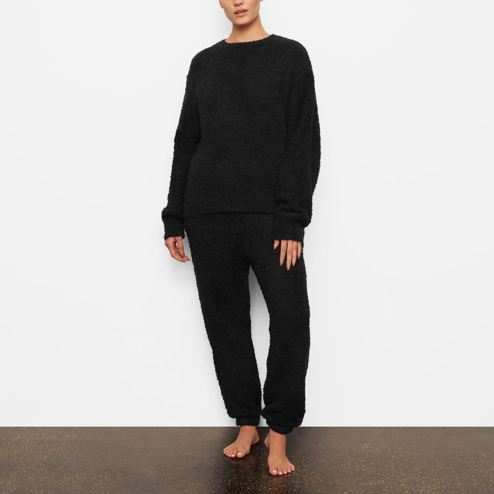 Skims COZY KNIT UNISEX Pullover Zwart | JLF-691783