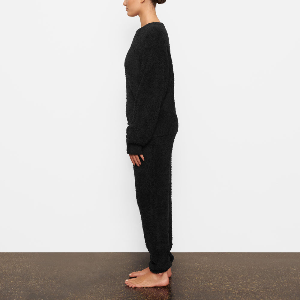 Skims COZY KNIT UNISEX Pullover Zwart | JLF-691783