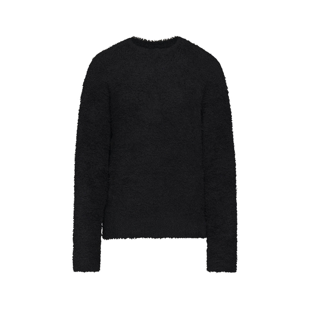 Skims COZY KNIT UNISEX Pullover Zwart | JLF-691783