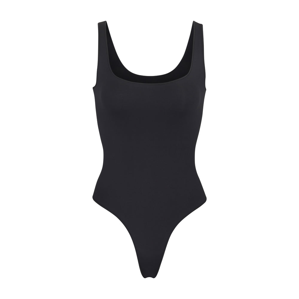 Skims ESSENTIAL Scoop Neck Bodysuit Zwart | INQ-069513