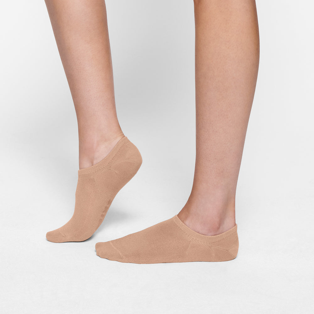 Skims EVERYDAY LOW RIB ANKLE Sokken Beige | JPA-468297