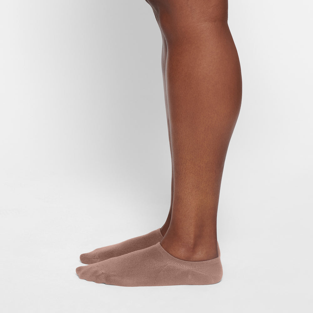 Skims EVERYDAY LOW RIB ANKLE Sokken Bruin | EQH-953820