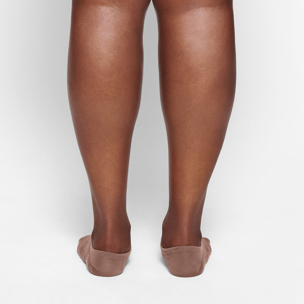Skims EVERYDAY LOW RIB ANKLE Sokken Bruin | EQH-953820
