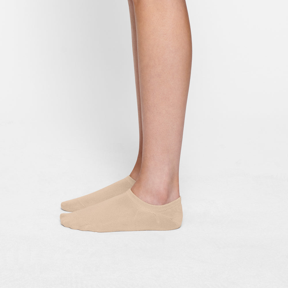Skims EVERYDAY LOW RIB ANKLE Sokken Bruin | RPY-321546