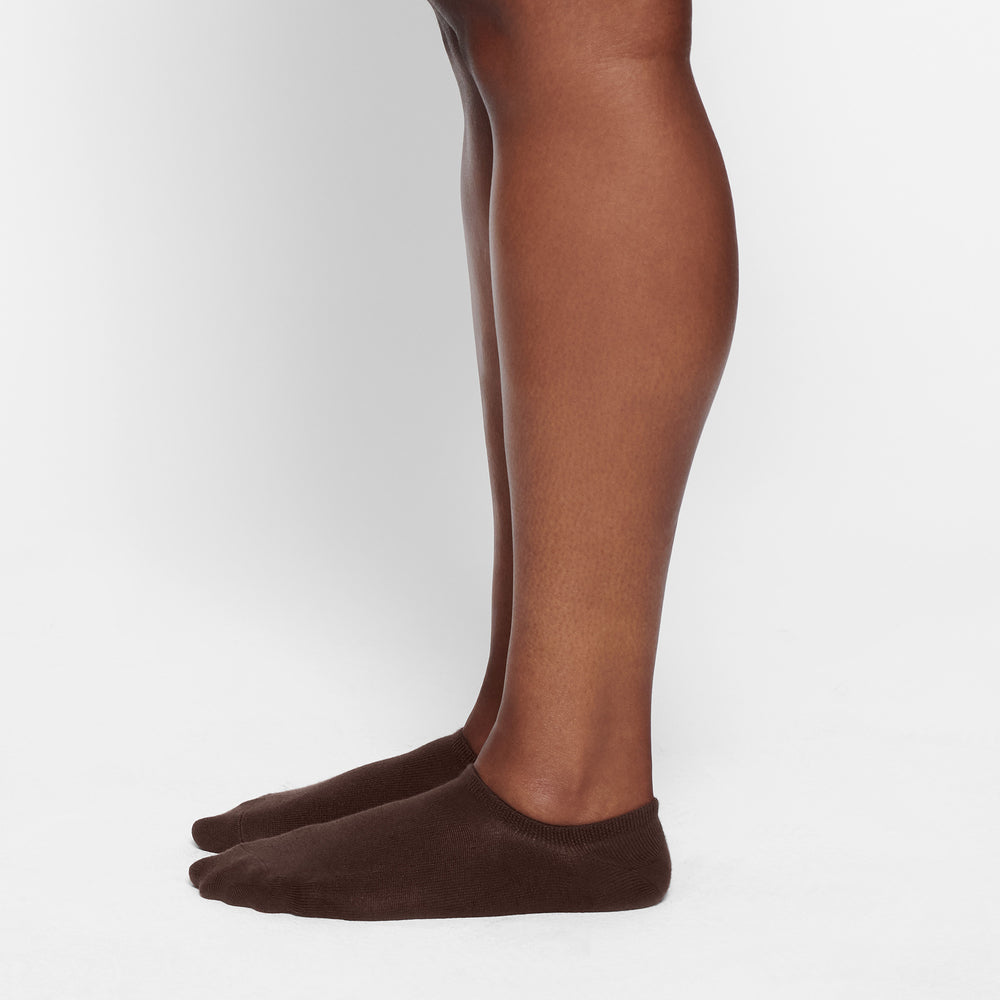 Skims EVERYDAY LOW RIB ANKLE Sokken Chocola | WNY-529068