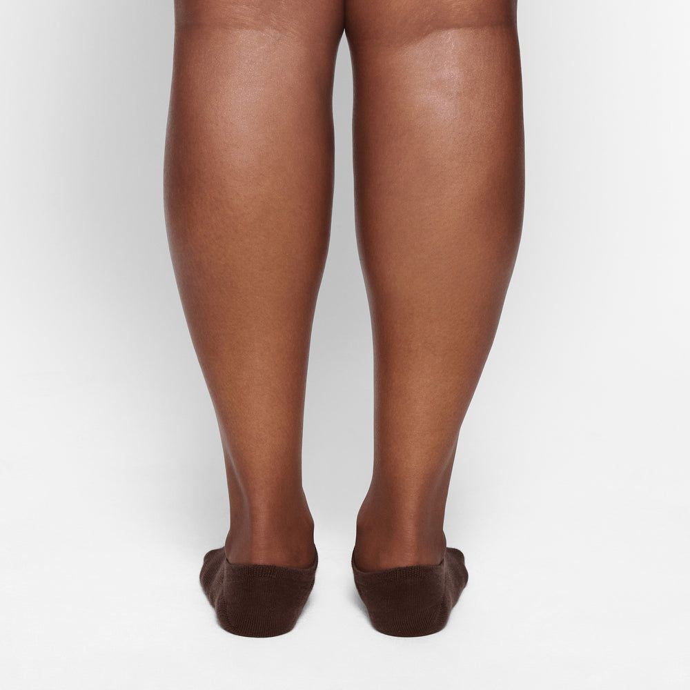 Skims EVERYDAY LOW RIB ANKLE Sokken Chocola | WNY-529068