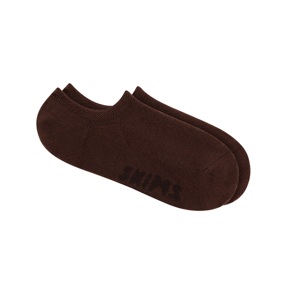 Skims EVERYDAY LOW RIB ANKLE Sokken Chocola | WNY-529068