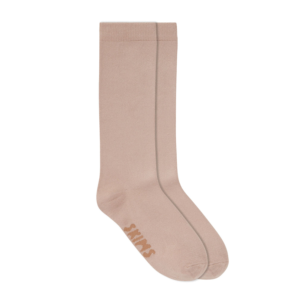 Skims EVERYDAY MID CALF Sokken Beige | PZR-825179