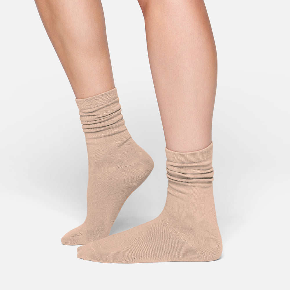 Skims EVERYDAY MID CALF Sokken Beige | REZ-491356