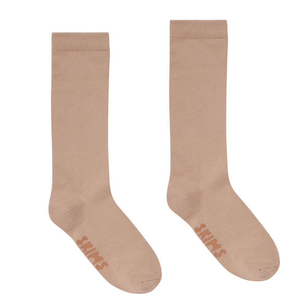 Skims EVERYDAY MID CALF Sokken Beige | REZ-491356