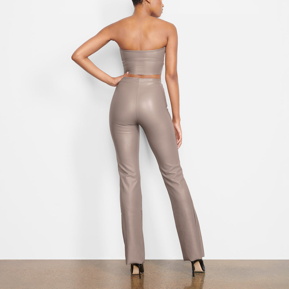Skims FAUX LEATHER Bandeau Top Zilver | RCN-518043