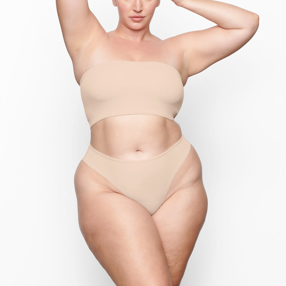 Skims FITS EVERYBODY Bandeau Bra Beige | JHX-067384
