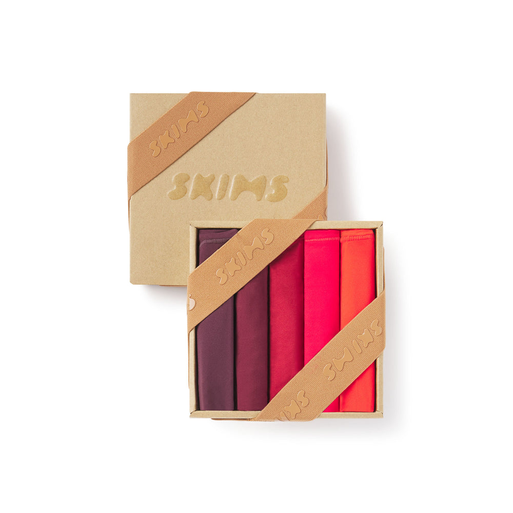 Skims FITS EVERYBODY CHEEKY PACK Brief Donkerrood Gekleurd | ZLM-529870