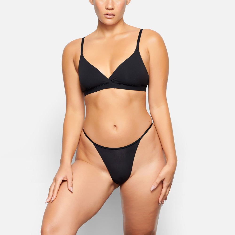 Skims FITS EVERYBODY CHEEKY STRING Bikini Zwart | FZU-847615