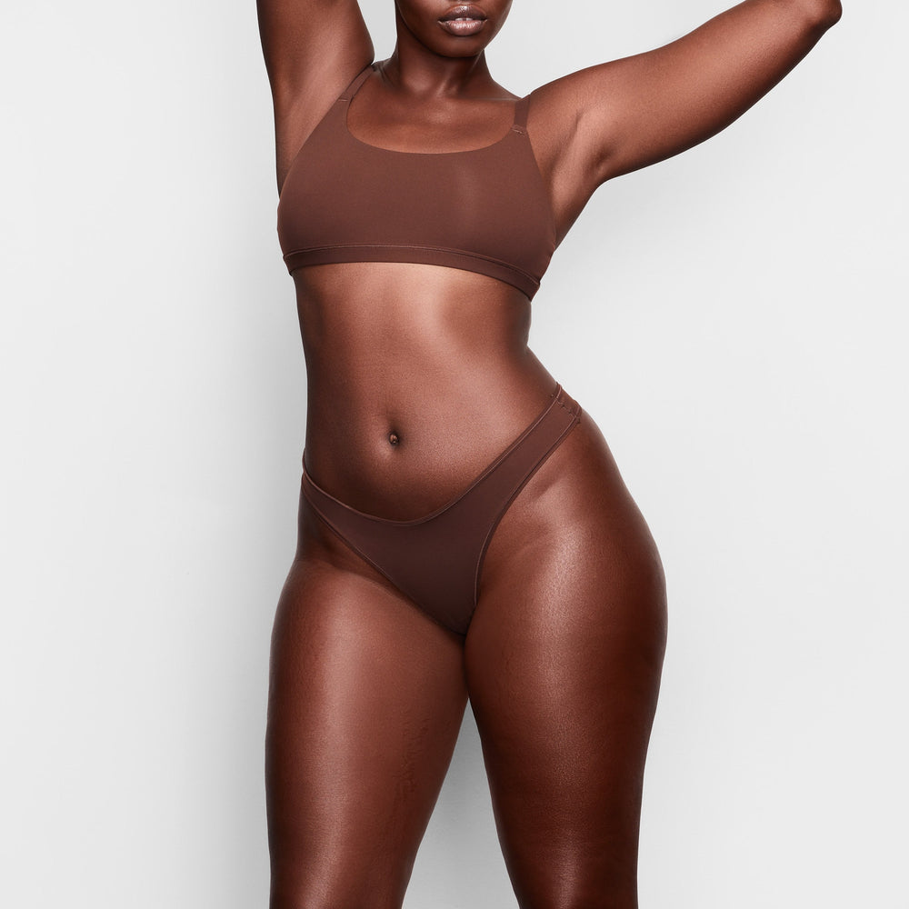 Skims FITS EVERYBODY DIPPED FRONT Thong Chocola | CVM-276089