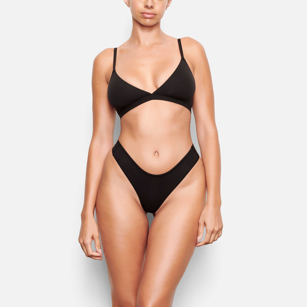 Skims FITS EVERYBODY DIPPED FRONT Thong Zwart | ZOG-831456