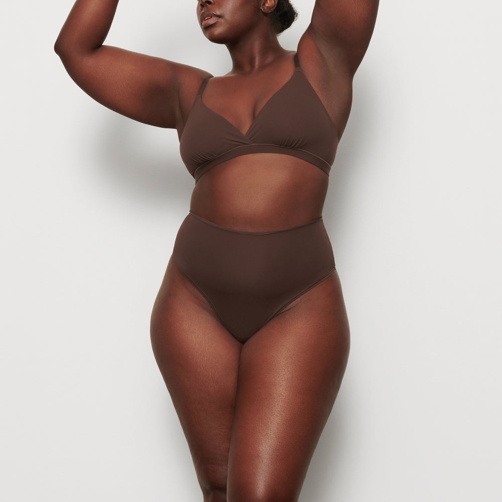 Skims FITS EVERYBODY HIGH WAISTED Thong Chocola | BMZ-845206