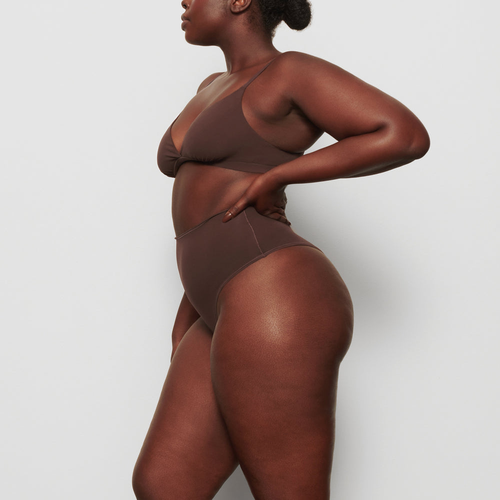 Skims FITS EVERYBODY HIGH WAISTED Thong Chocola | BMZ-845206