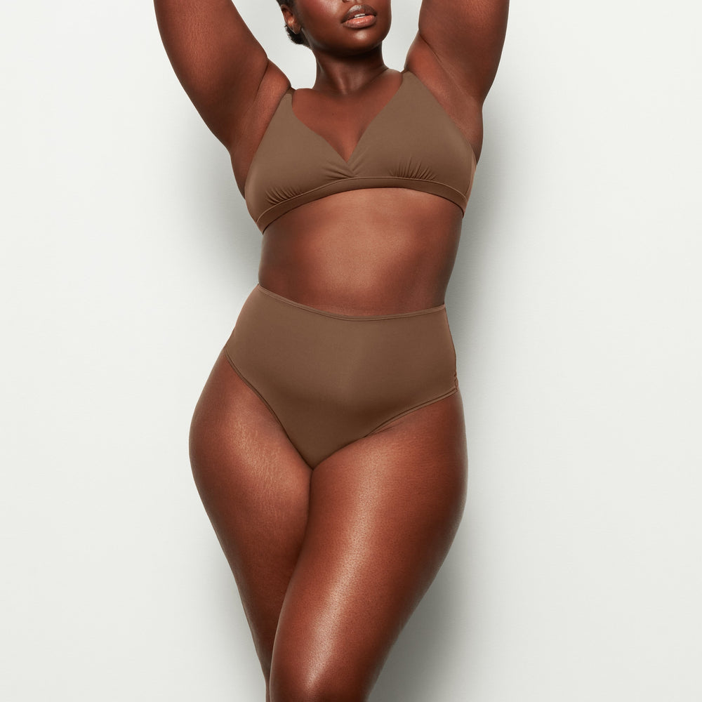 Skims FITS EVERYBODY HIGH WAISTED Thong Abrikoos | UPR-763940