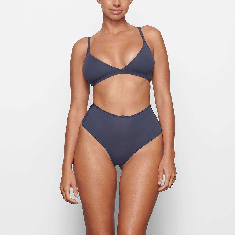 Skims FITS EVERYBODY HIGH WAISTED Thong Donkerblauw | XKJ-175423
