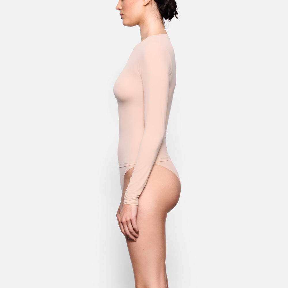 Skims FITS EVERYBODY LONG SLEEVE T-shirt Beige | BKM-732560